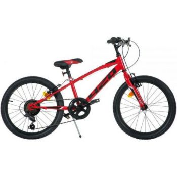 Bicicleta copii Dino Bikes 20' MTB baieti Sport rosu cu 6 viteze la reducere