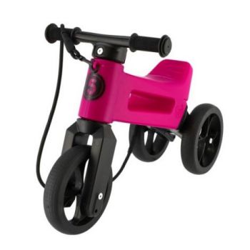 Bicicleta fara pedale Funny Wheels Rider SuperSport 2 in 1 Raspberry