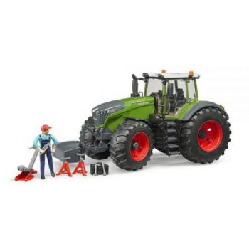 BRUDER - TRACTOR FENDT 1050 VARIO CU MECANIC SI ECHIPAMENT ieftin