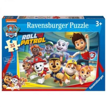 Puzzle Patrula Vesela A Catelusilor, 35 Piese