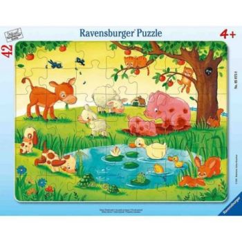 Puzzle Tip Rama Animale In Natura, 42 Piese