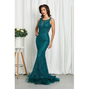 Rochie de ocazie tip sirena Remarkable Verde