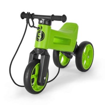 Bicicleta fara pedale Funny Wheels Rider SuperSport 2 in 1 Green Apple ieftin