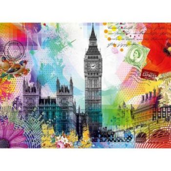 Puzzle Carte Postala Paris, 500 Piese