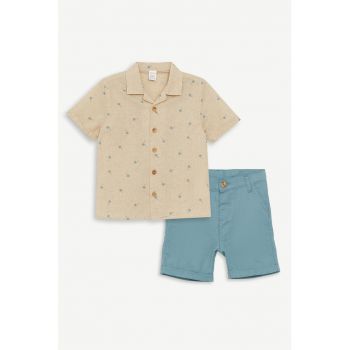 Set de camasa si blugi scurti