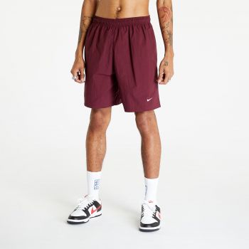 Nike Solo Swoosh Woven Shorts Night Maroon/ White ieftin