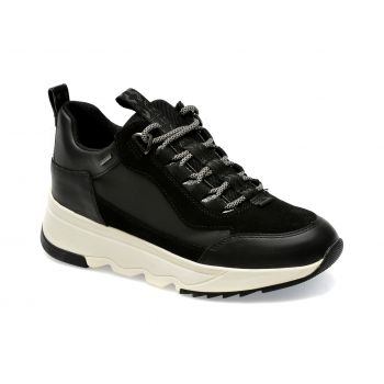 Pantofi GEOX negri, D26HXC, din piele naturala