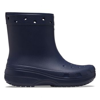 Cizme Crocs Classic Rain Boot Albastru - Navy ieftine