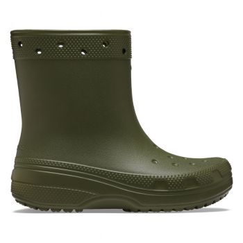 Cizme Crocs Classic Rain Boot Verde - Army Green de firma originale