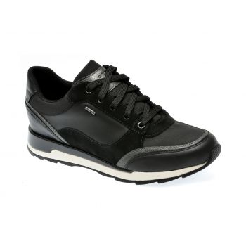 Pantofi GEOX negri, D36LYB, din piele naturala