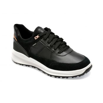Pantofi GEOX negri, D36VRA, din piele naturala
