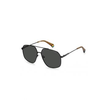 Ochelari de soare aviator cu model unisex si lentile polarizate