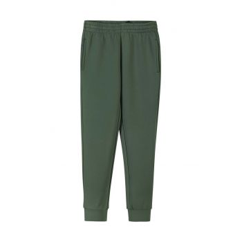 Reima pantaloni de trening pentru copii Letkis culoarea verde, neted ieftini