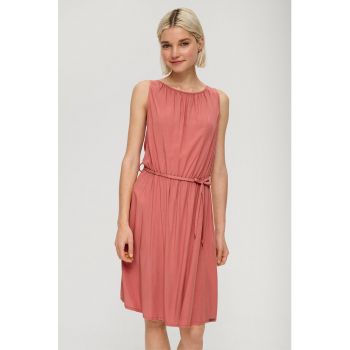 Q/S by s.Oliver - Rochie scurta cu cordon in talie
