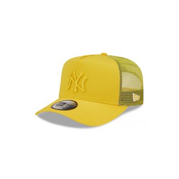 Sapca trucker cu logo brodat Tonal