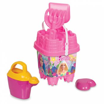 Set de joaca pentru plaja Small Castle Barbie cu 6 accesorii de firma originala