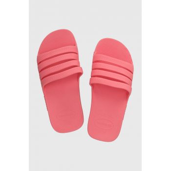 Havaianas papuci SLIDE STRADI femei, culoarea roz, 4147117.7600