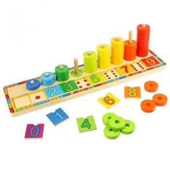 Numaratoare BigJigs Toys cu Discuri Colorate