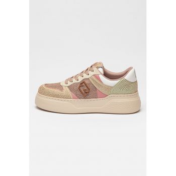 Pantofi sport cu aplicatii de strasuri Tami