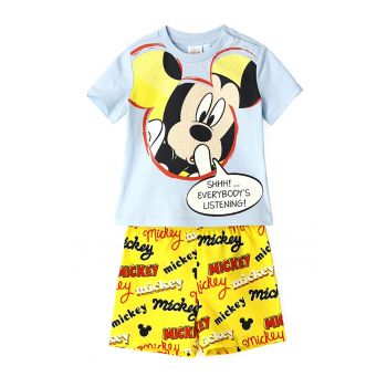 Pijama cu imprimeu Mickey Mouse