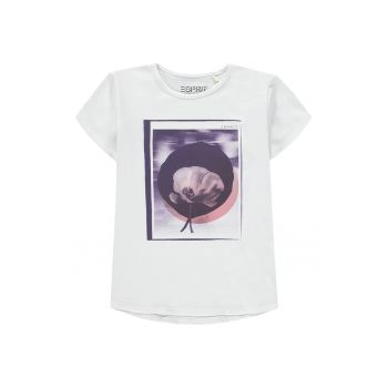 Tricou din amestec de bumbac cu imprimeu grafic