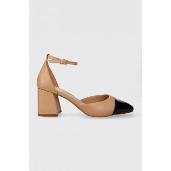 Aldo pumps Silvana culoarea bej, cu toc drept, 13620979Silvana