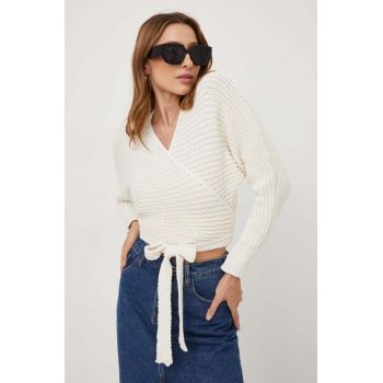 Answear Lab cardigan femei, culoarea bej, călduros