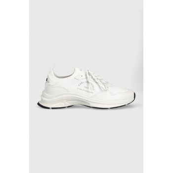 Karl Lagerfeld sneakers LUX FINESSE culoarea alb, KL53138