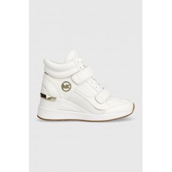 MICHAEL Michael Kors sneakers din piele Gentry culoarea alb, 43F3GYFE1L