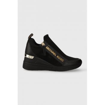 MICHAEL Michael Kors sneakers Willis culoarea negru, 43F3WIFS1D