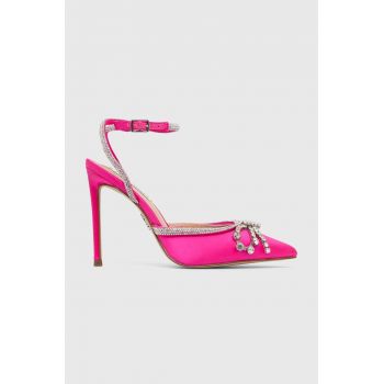 Steve Madden pantofi cu toc Vibrantly culoarea roz, SM11002575 de firma originali