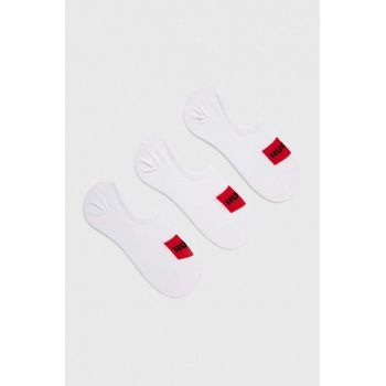 HUGO șosete 3-pack bărbați, culoarea alb 50496082 ieftine