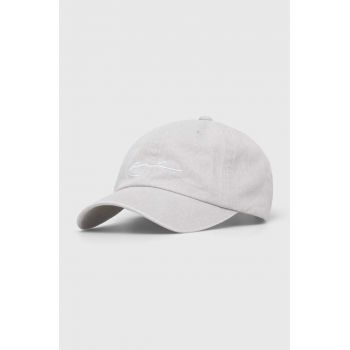 Karl Kani șapcă de baseball din bumbac culoarea gri, cu imprimeu ieftina
