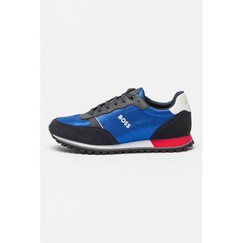Pantofi sport cu garnituri de piele intoarsa Parkour