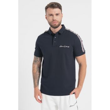 Tricou polo cu logo brodat