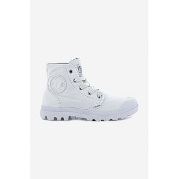 Palladium tenisi Pampa HI femei, culoarea alb