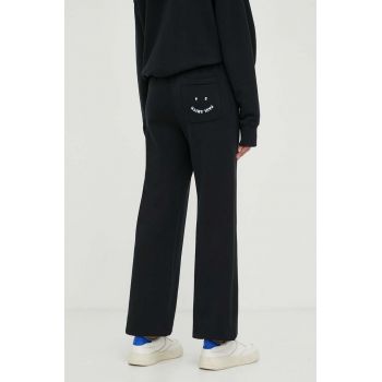 PS Paul Smith pantaloni de trening culoarea negru, cu imprimeu de firma original