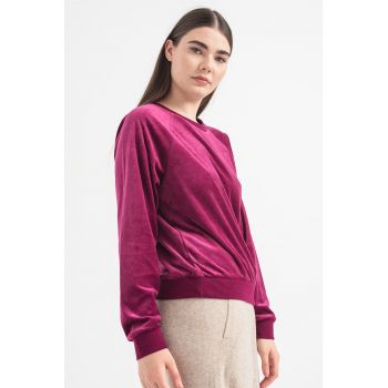 Bluza sport cu maneci raglan la reducere