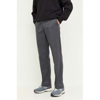 Dickies pantaloni 874 barbati, culoarea gri, drept