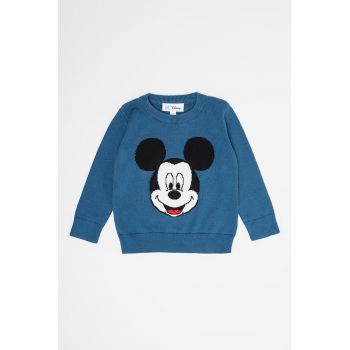 Pulover cu imprimeu Mickey Mouse