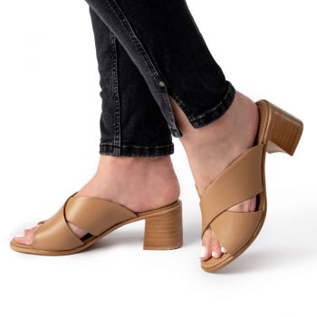 Sandale piele 218 capucino