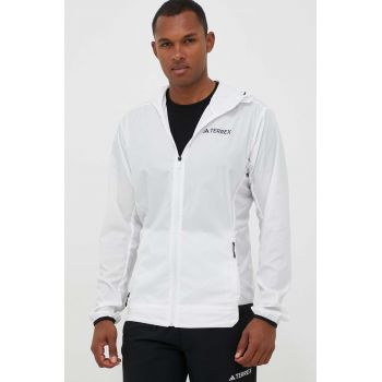 adidas TERREX windbreaker Xperior Windweave culoarea alb de firma originala