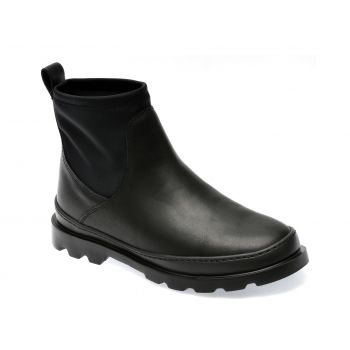 Ghete CAMPER negre, K400698, din piele naturala