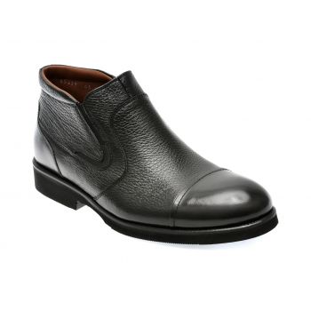 Ghete LE COLONEL negre, 65239, din piele naturala