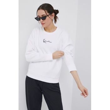 Karl Kani bluza femei, culoarea alb, cu imprimeu