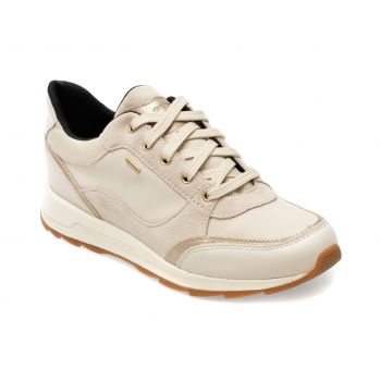 Pantofi GEOX bej, D36LYB, din piele ecologica