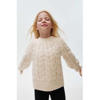 Mayoral pulover copii culoarea bej, light de firma original