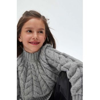 Mayoral pulover copii culoarea gri, light ieftin