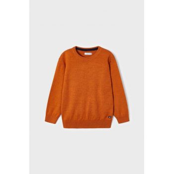 Mayoral pulover de bumbac pentru copii culoarea portocaliu, light ieftin