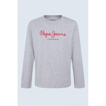 Bluza cu imprimeu logo New Herman